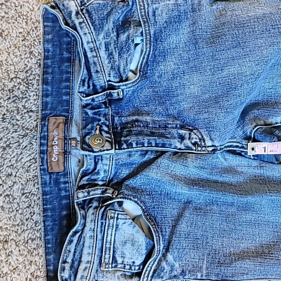 STUNNING CRYSP ACID WASH MOTO SKINNY JEANS - Picture 4 of 12